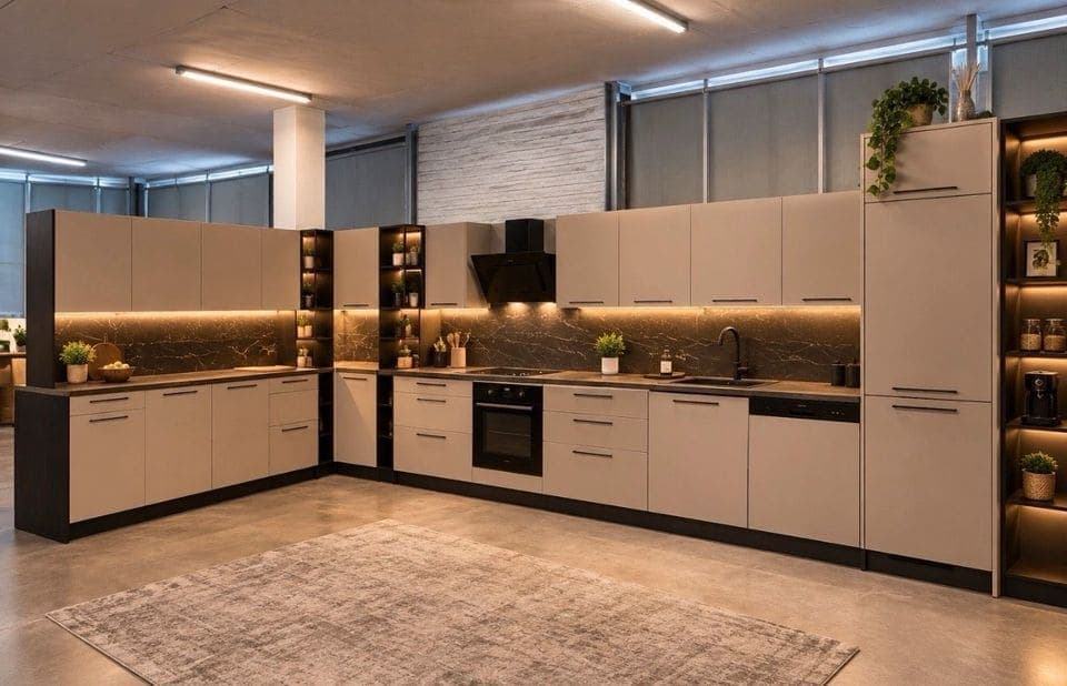 Landhaus beige Küche inkl Geräte inkl Geräte Neue Küche !